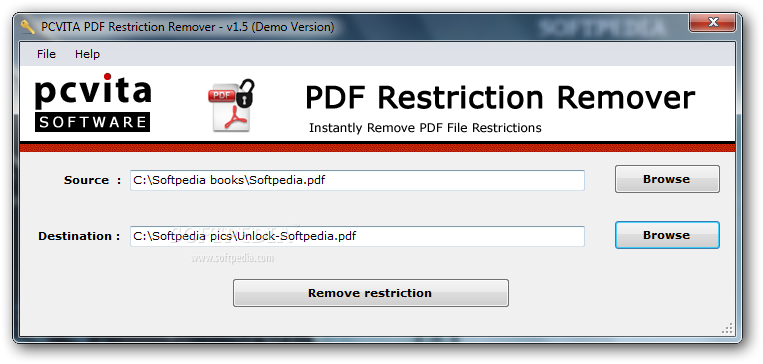 pdf restriction remover freeware